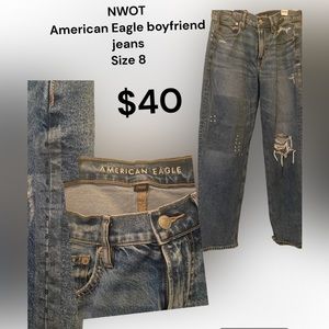 American Eagle boyfriend jeans size 8